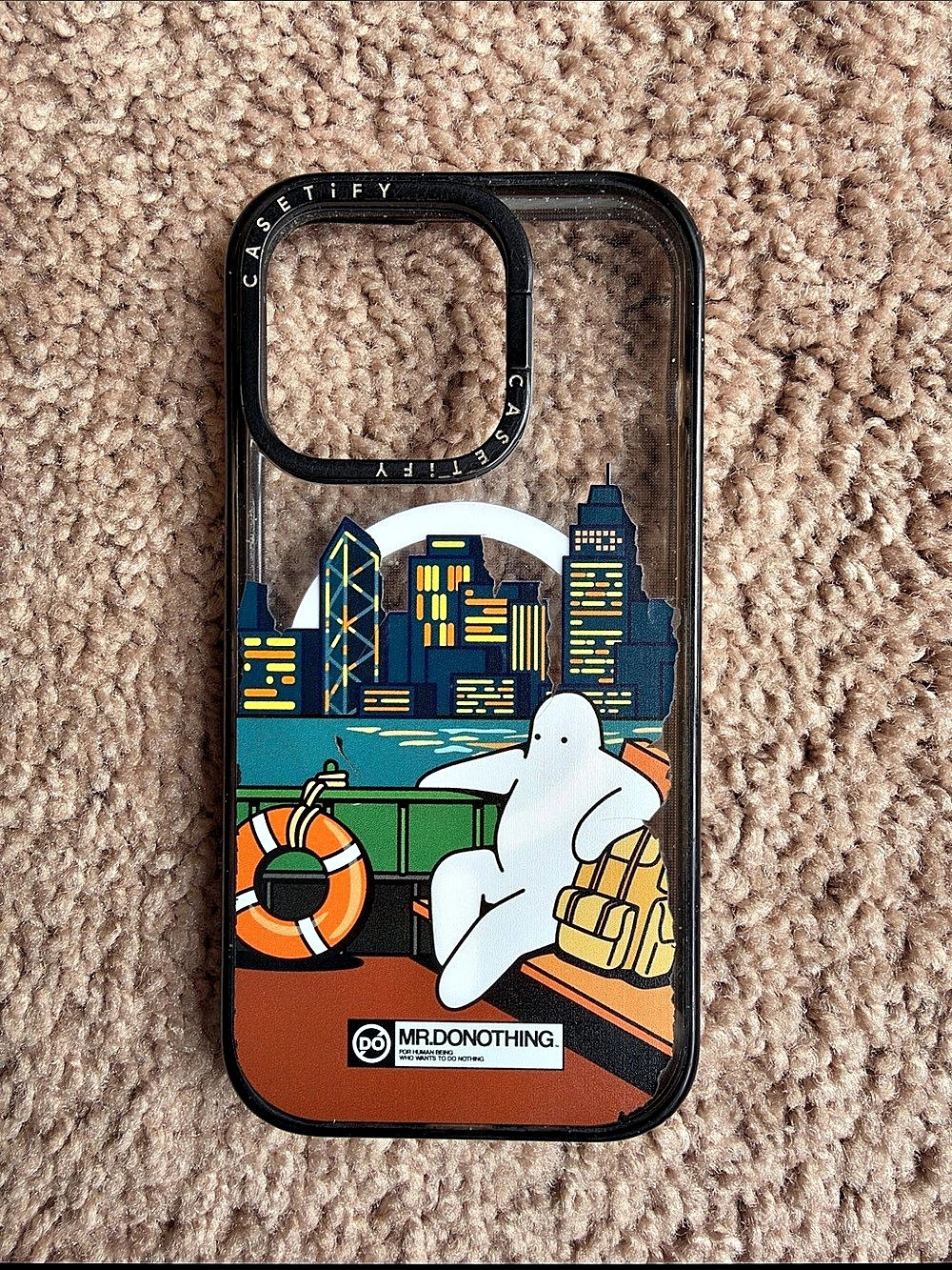 Casetify Midnight City iPhone 15 Pro Case Black & Multicolor